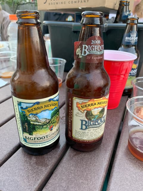 Close up of bottls to show when the twist off caps were removed