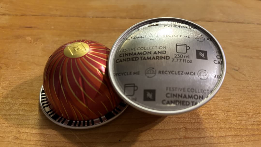 Nespresso Festive Collection Cinnamon and Candied Tamarind Pod